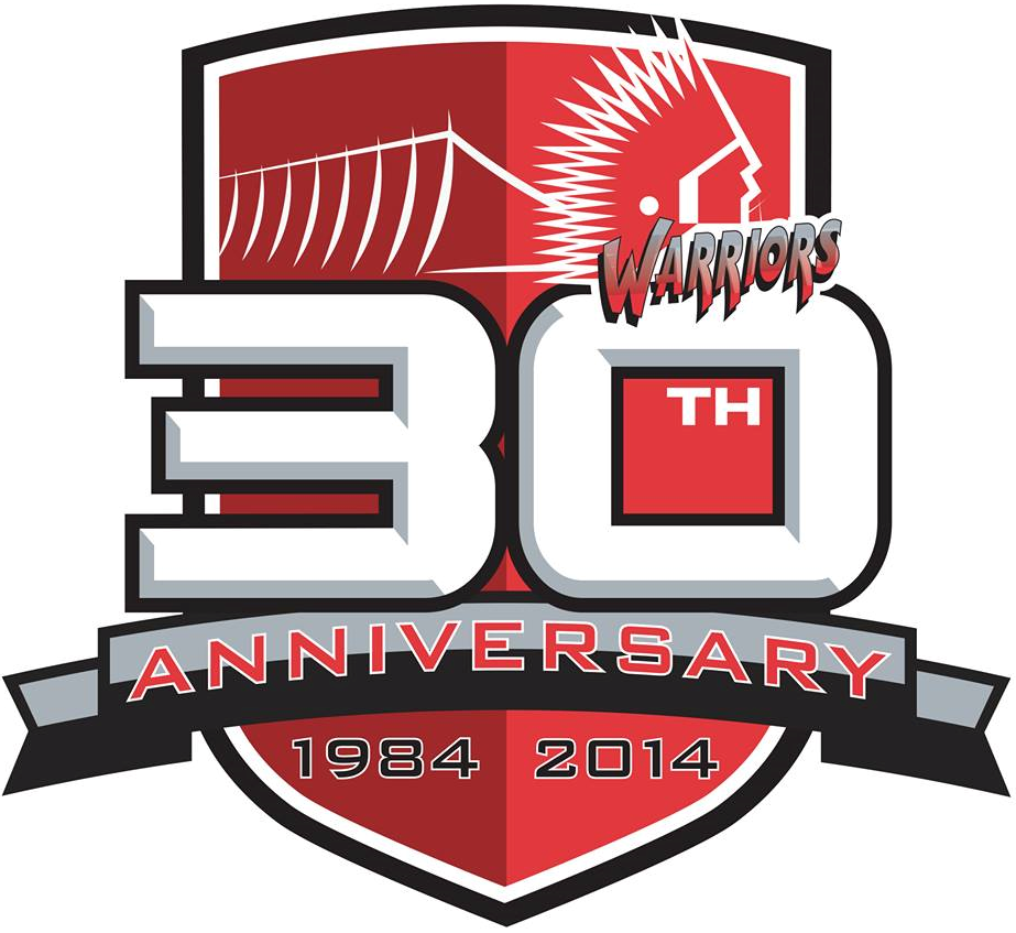 moose jaw warriors 2014 anniversary logo iron on heat transfer